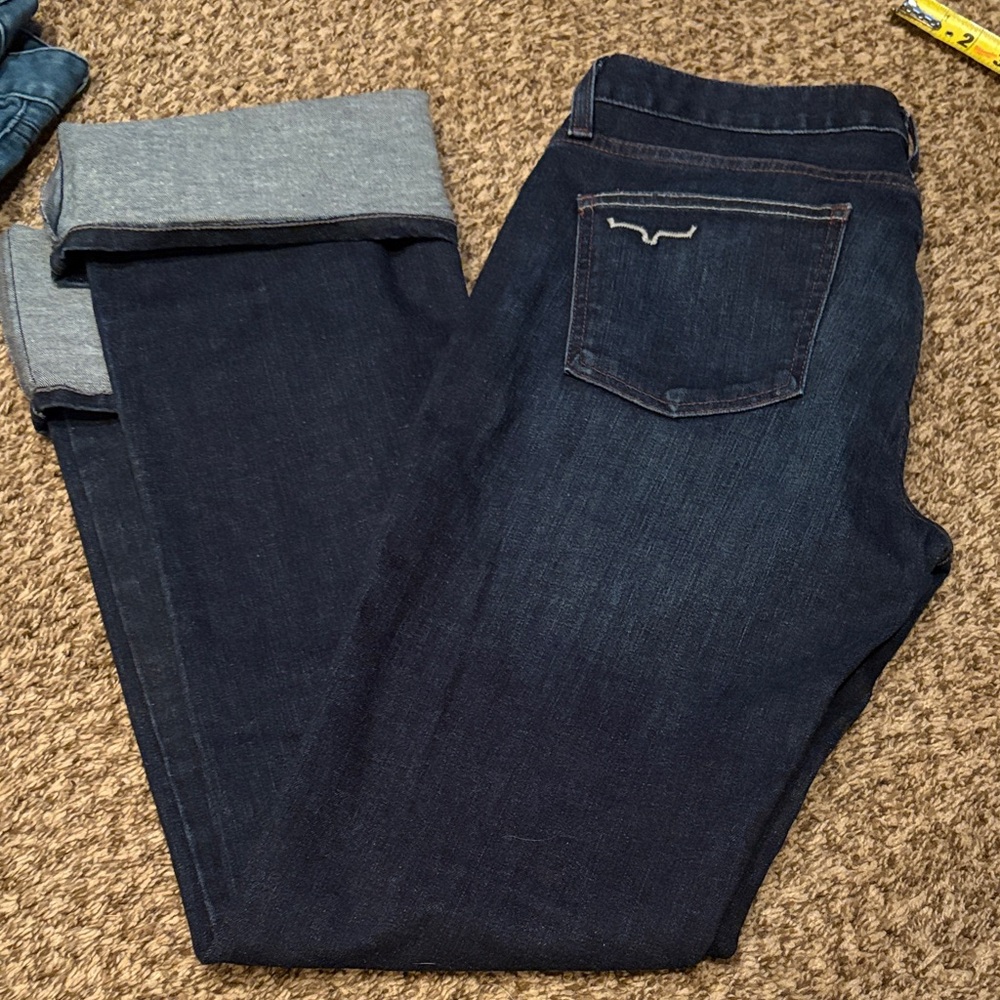 Audrey Women's Dark Blue Straight Leg Jeans